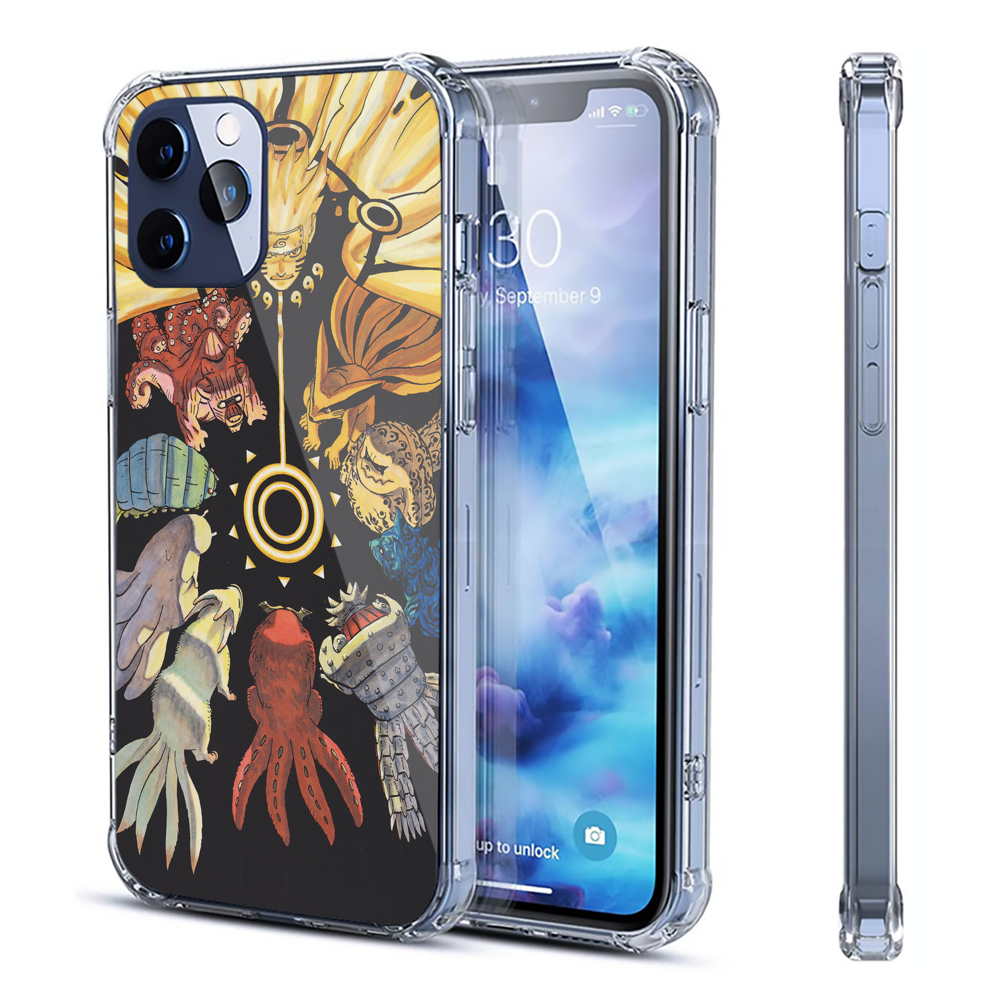 （画像用） NARUTO -ナルト- NARUTO -ナルト- 疾風伝 【iPhone 12シリーズ対応】透明スマホケース（クリアソフトケース）